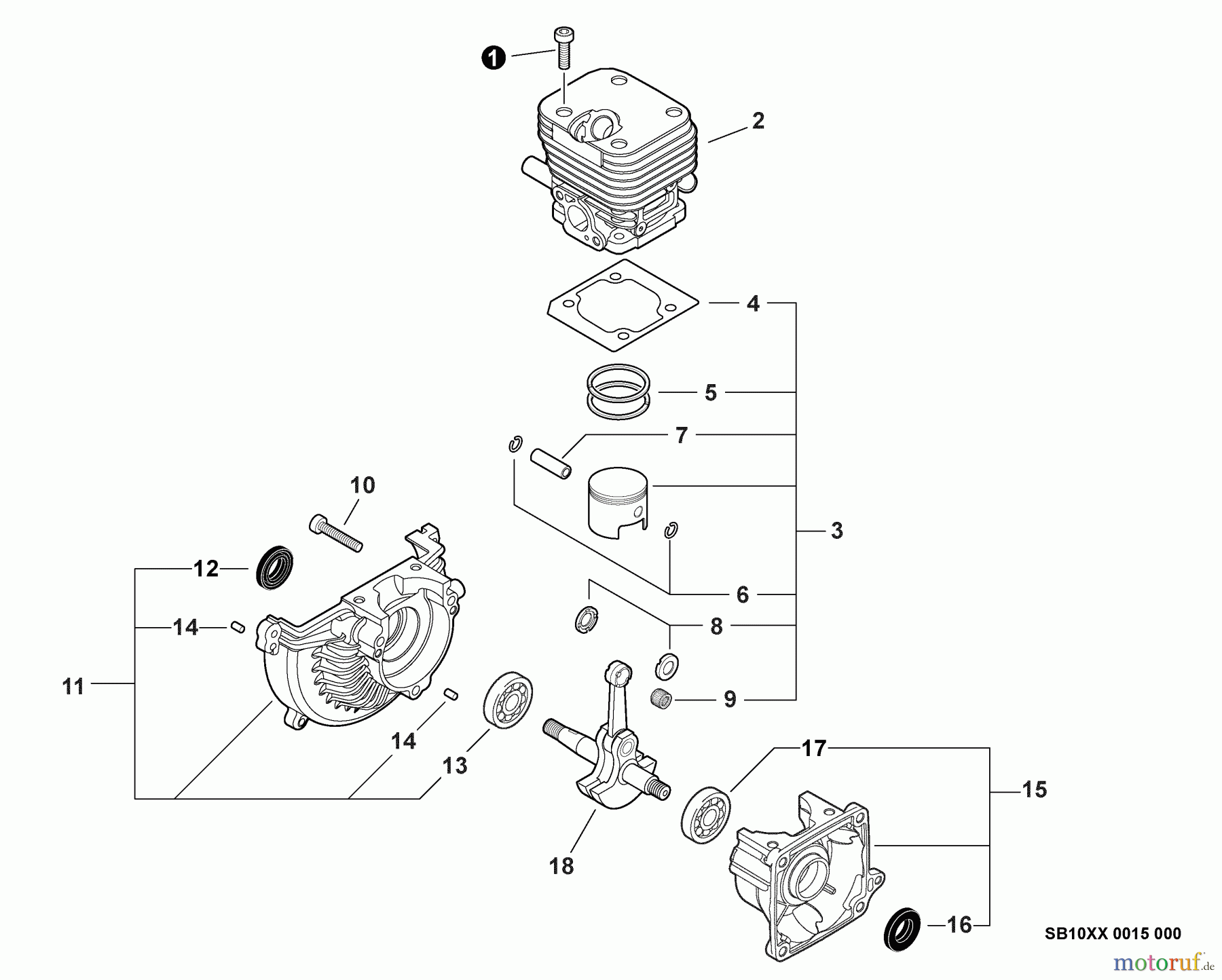 Shindaiwa Trimmer, Faden / Bürste T282 - Shindaiwa String Trimmer, S/N: T09711001001 - T09711999999 Engine