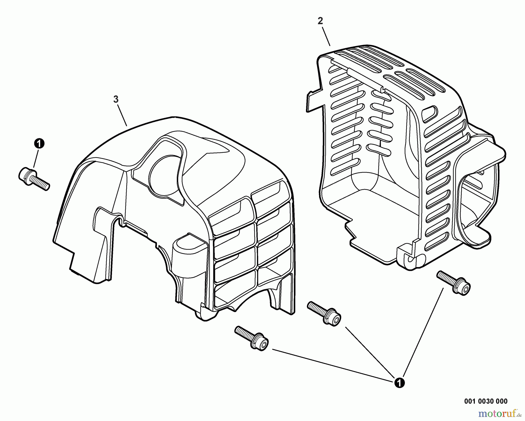 Shindaiwa Trimmer, Faden / Bürste T282 - Shindaiwa String Trimmer, S/N: T09711001001 - T09711999999 Engine Cover, Muffler Cover