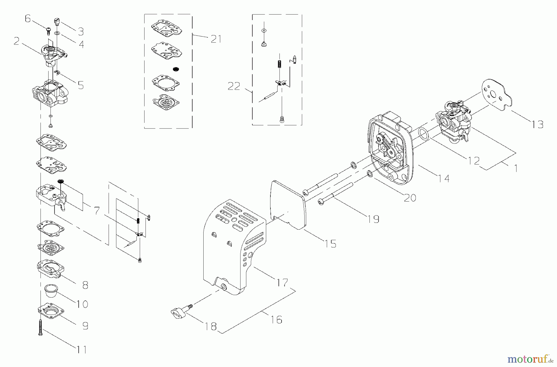  Shindaiwa Trimmer, Faden / Bürste T3410X - Shindaiwa String Trimmer Air Cleaner/Carburetor