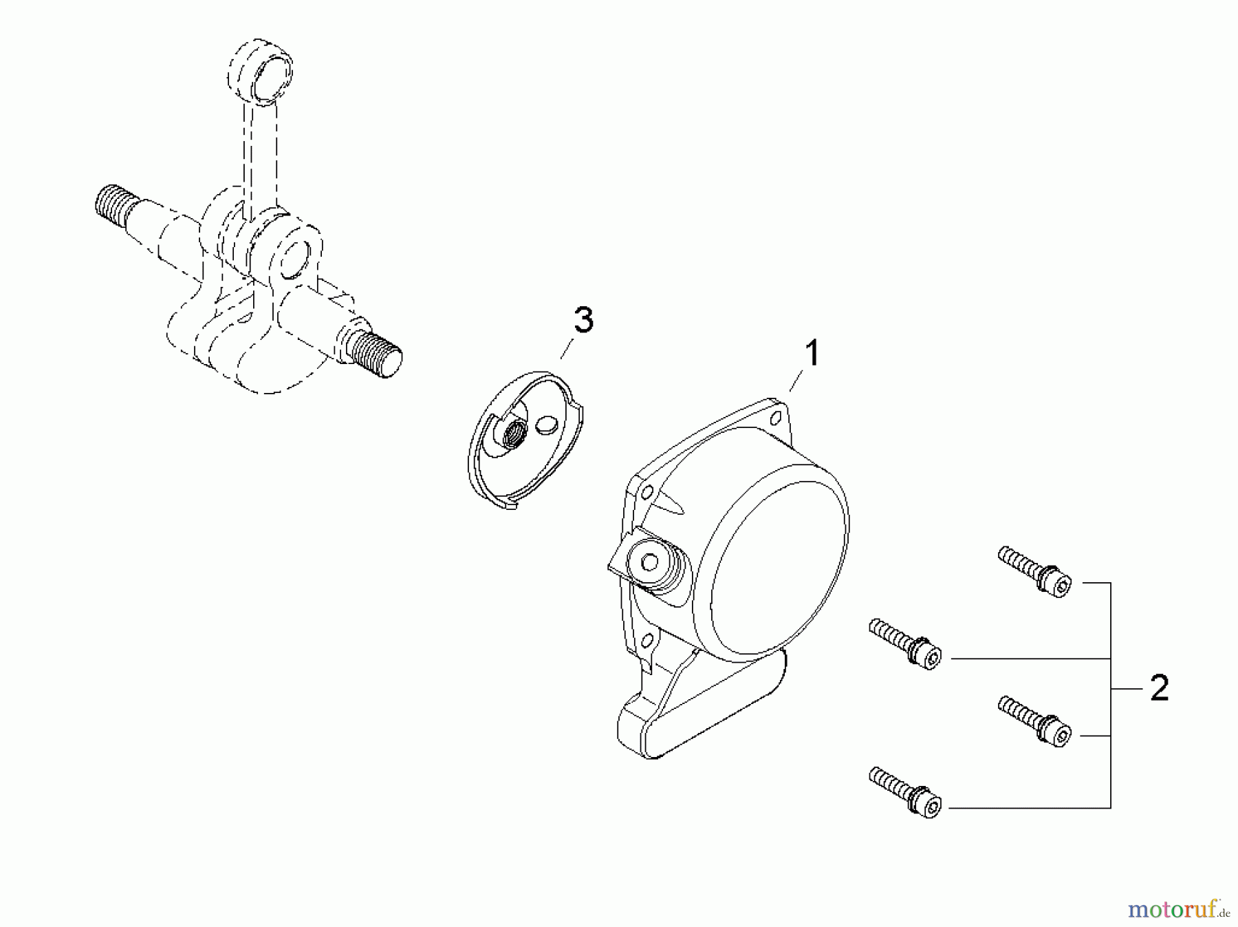 Shindaiwa Wasserpumpen GP344 - Shindaiwa Water Pump, S/N: T16011001001 - T16011999999 Starter