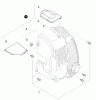 Shindaiwa EB802 - Back Pack Blower, Ersatzteile Engine Cover