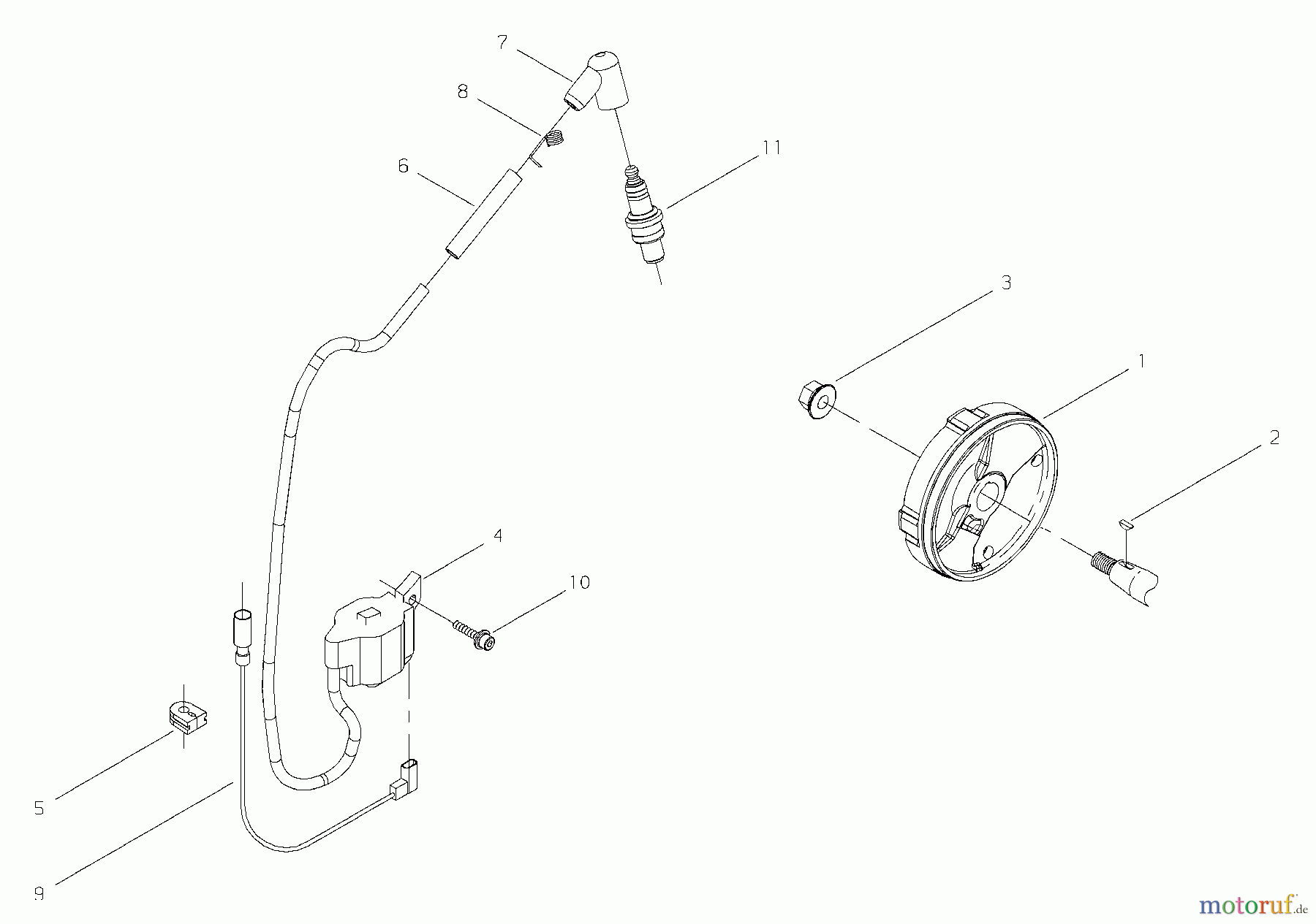 Shindaiwa Bläser / Sauger / Häcksler / Mulchgeräte EB8510RT - Shindaiwa Back Pack Blower Flywheel, Ignition