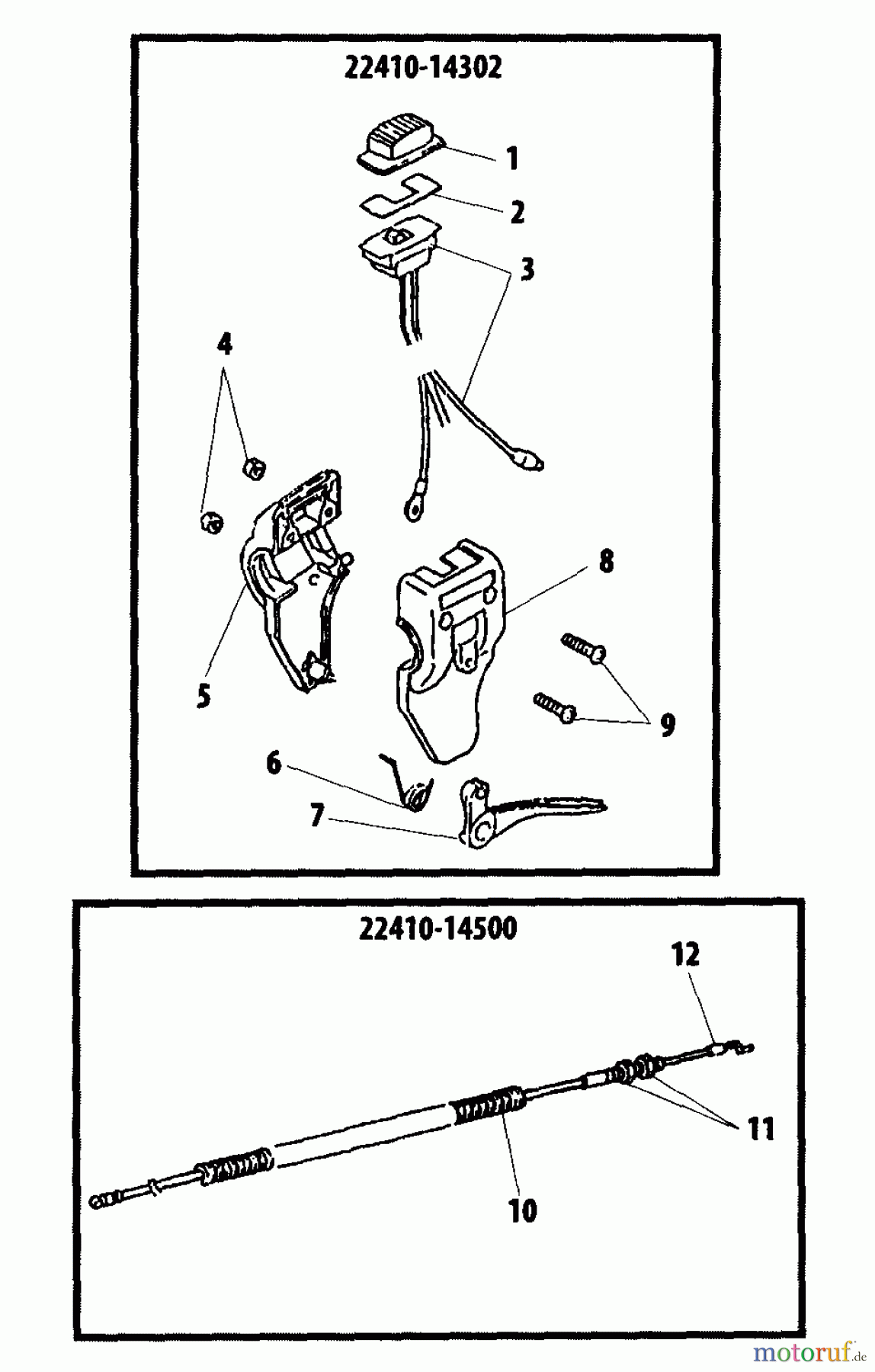 Shindaiwa Kantenschneider LE230 - Shindaiwa Hand Held Edger Throttle Lever