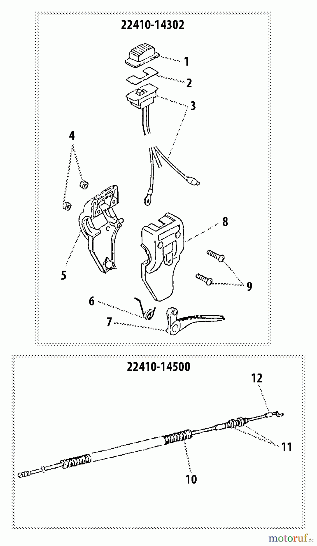 Shindaiwa Kantenschneider LE231 - Shindaiwa Hand Held Edger Throttle Lever