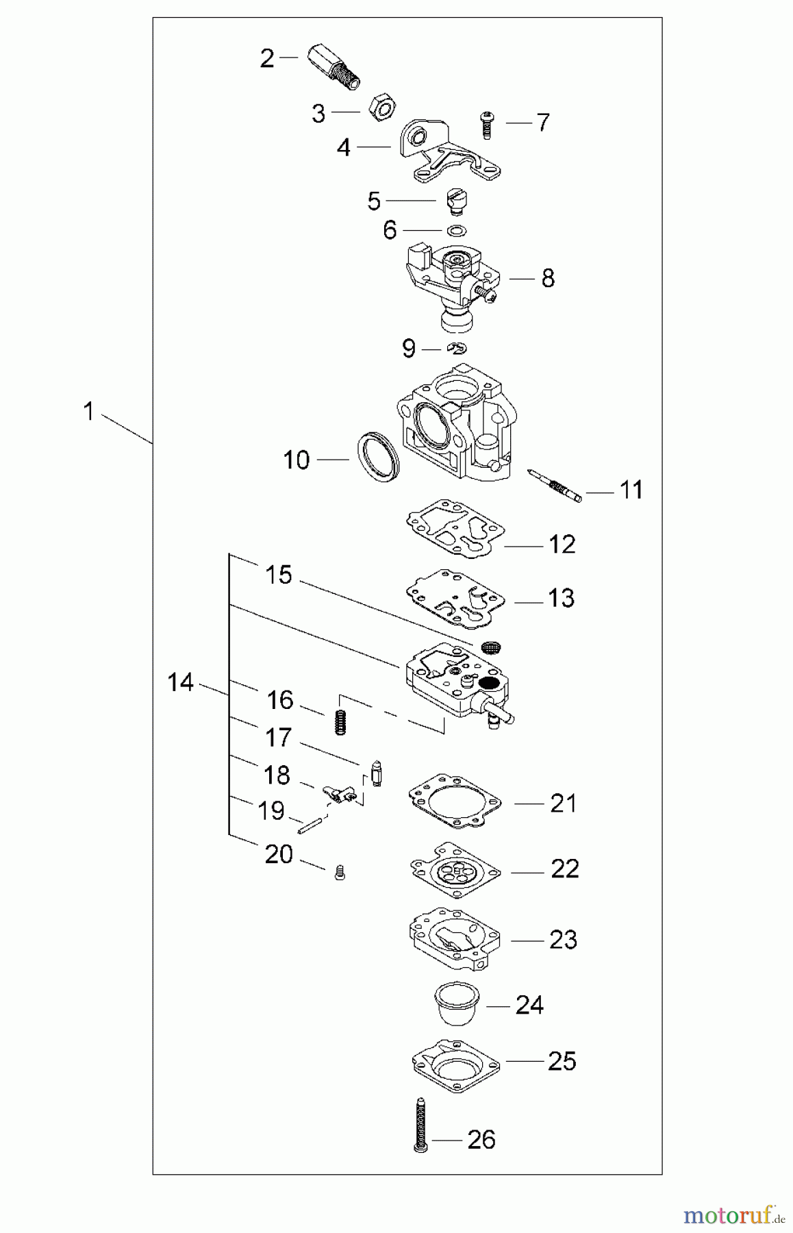 Shindaiwa Kantenschneider LE242 - Shindaiwa Hand Held Edger Carburetor