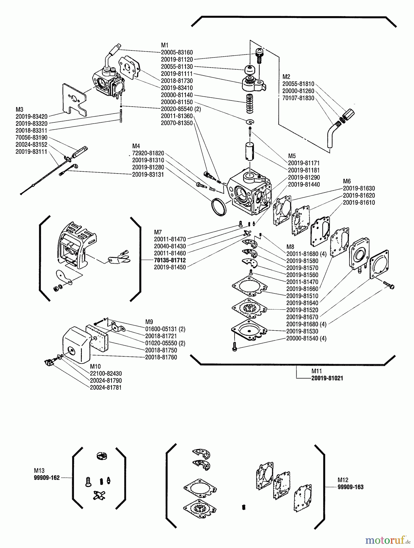  Shindaiwa Kantenschneider LE250 - Shindaiwa Hand Held Edger Carburetor
