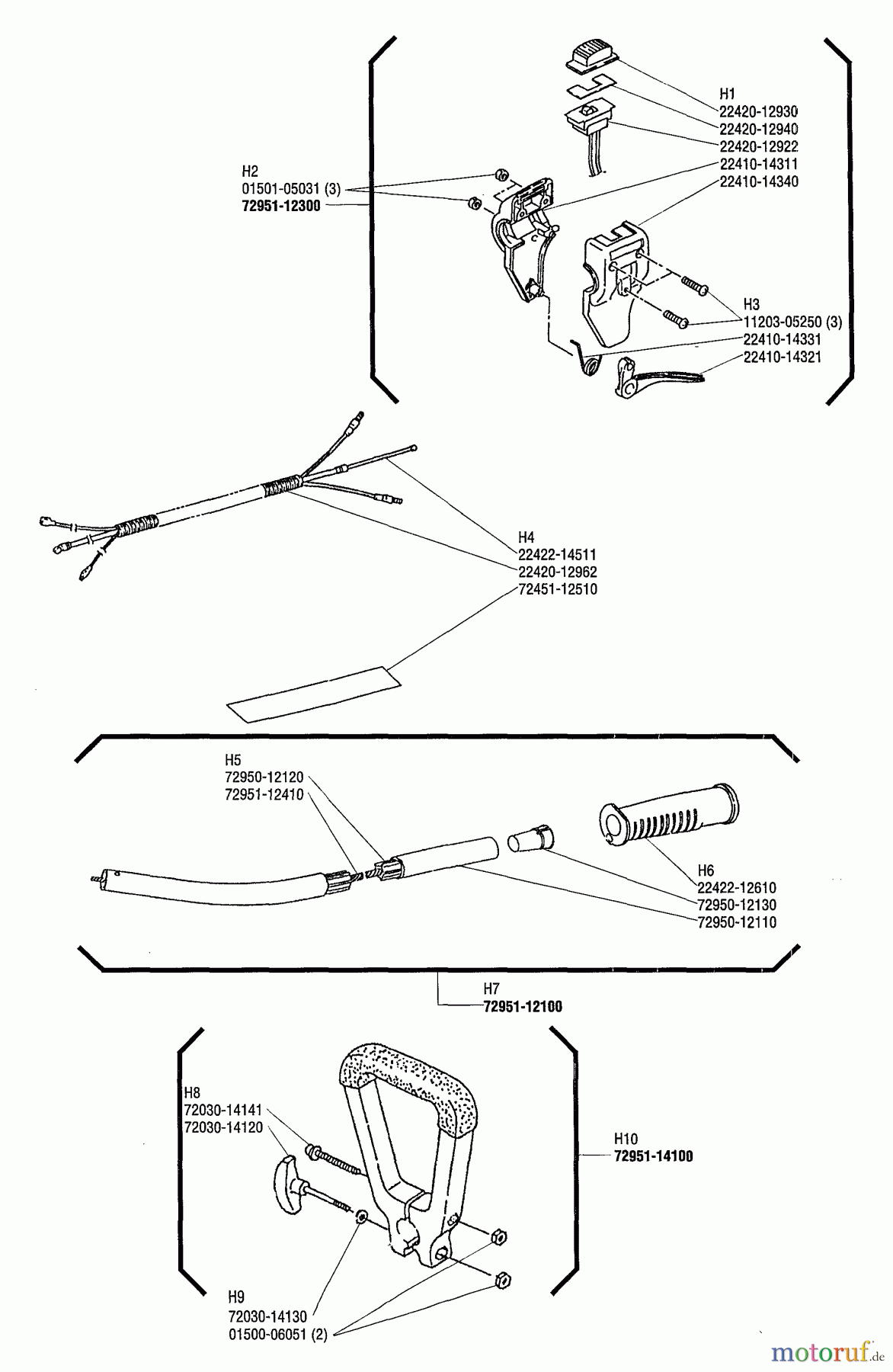 Shindaiwa Kantenschneider LE250 - Shindaiwa Hand Held Edger Trigger Grip Assembly