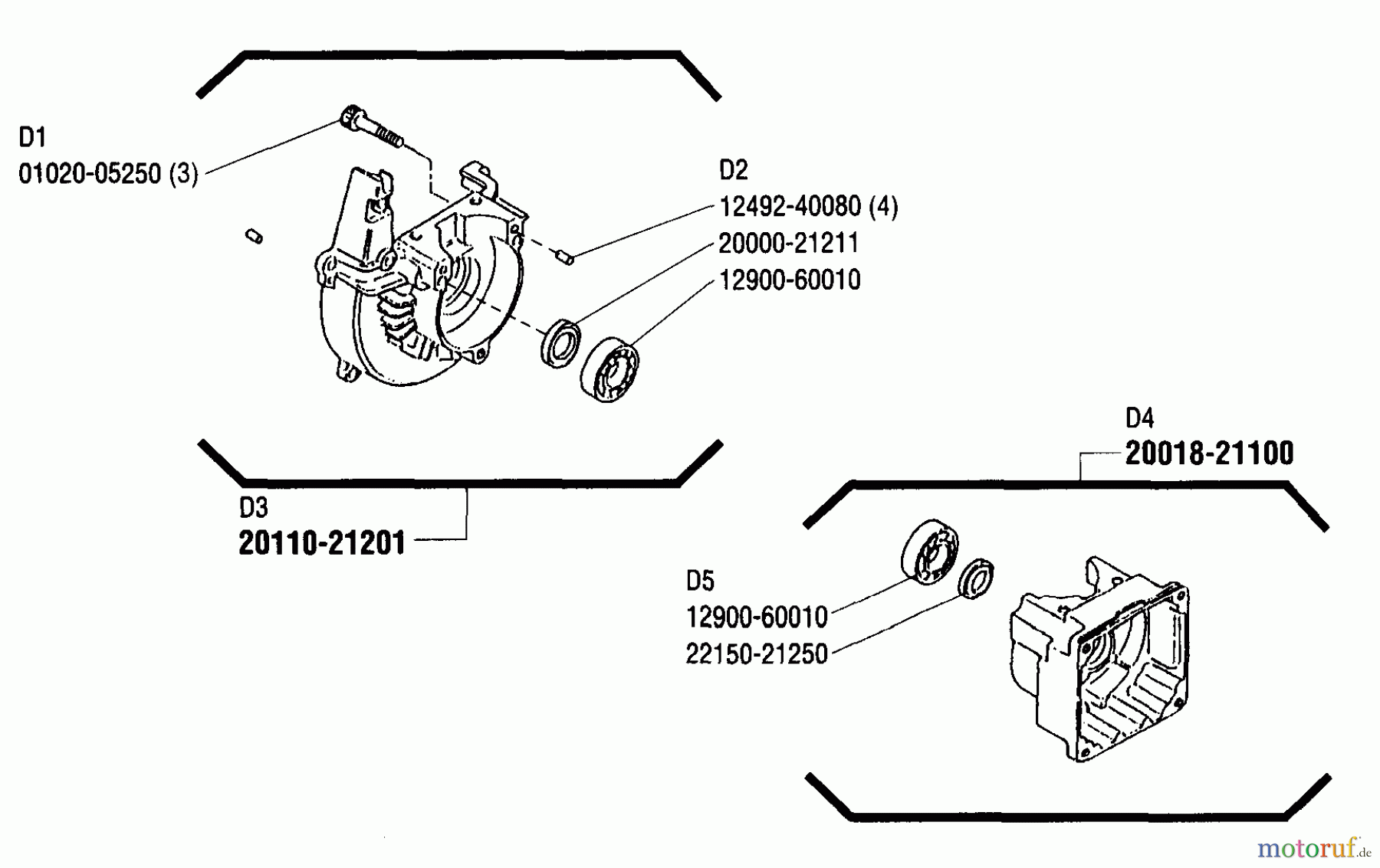  Shindaiwa Kantenschneider LE260 - Shindaiwa Hand Held Edger Crankcase