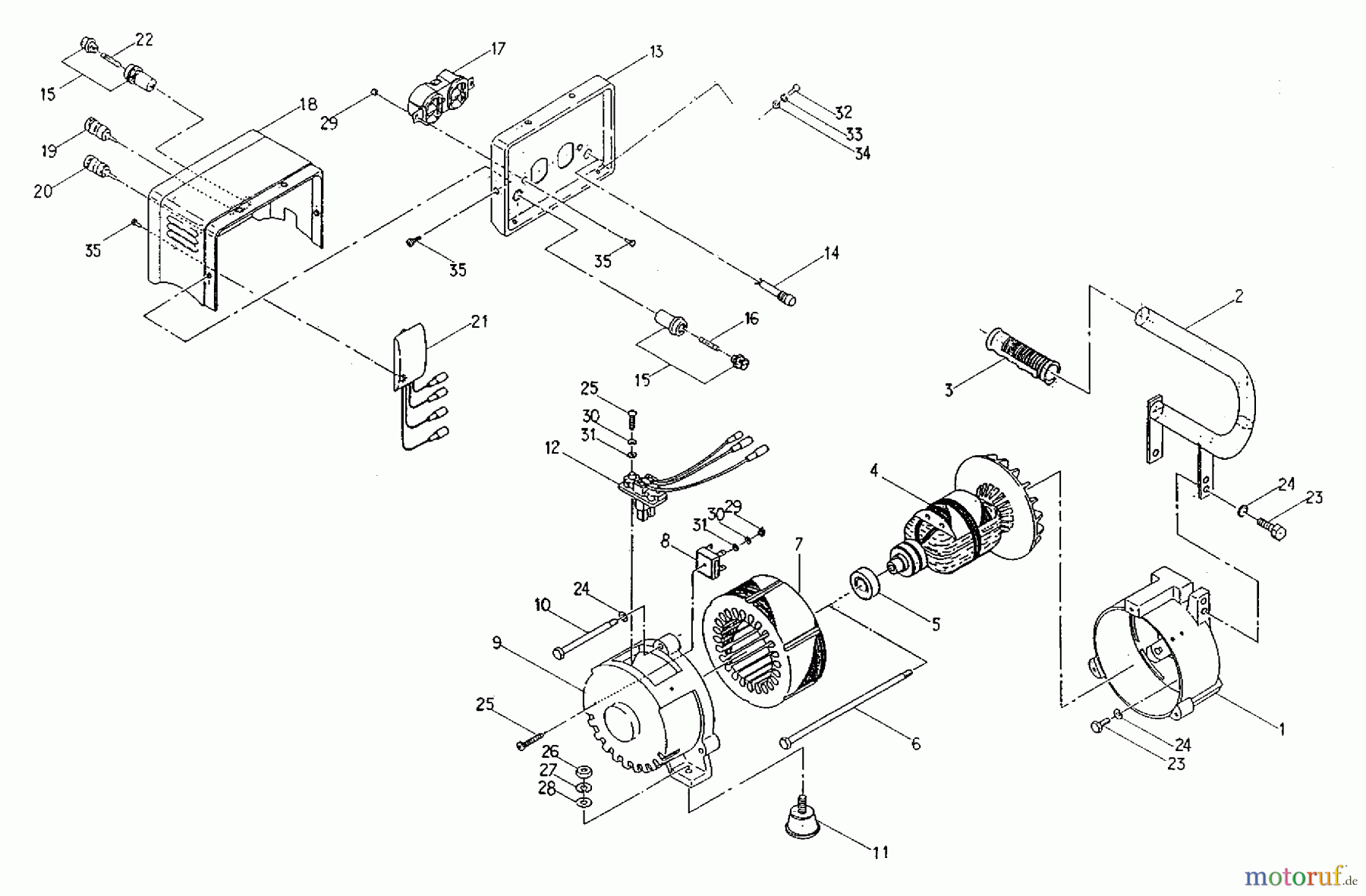Shindaiwa Stromerzeuger G1000 - Shindaiwa Generator Generator 1000