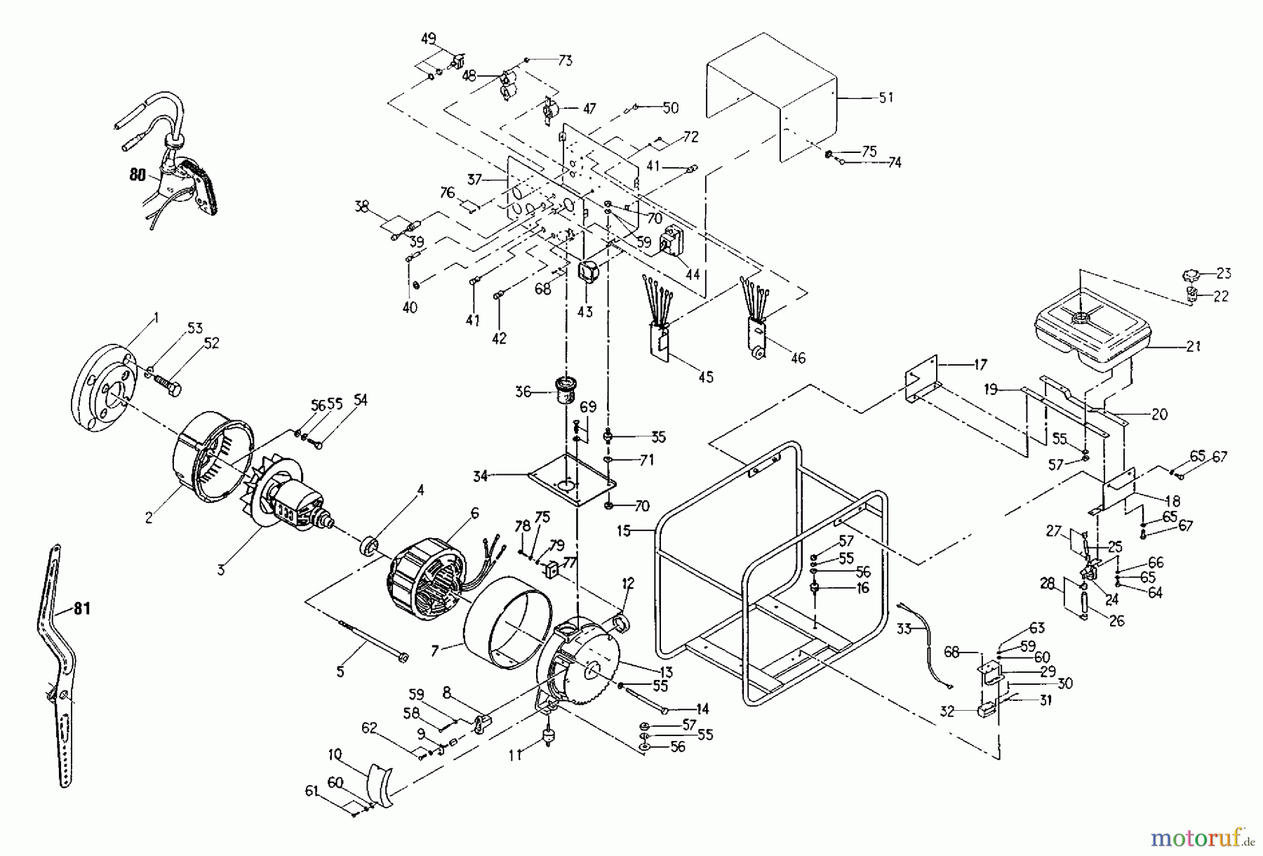 Shindaiwa Stromerzeuger G3000 Generator 3000