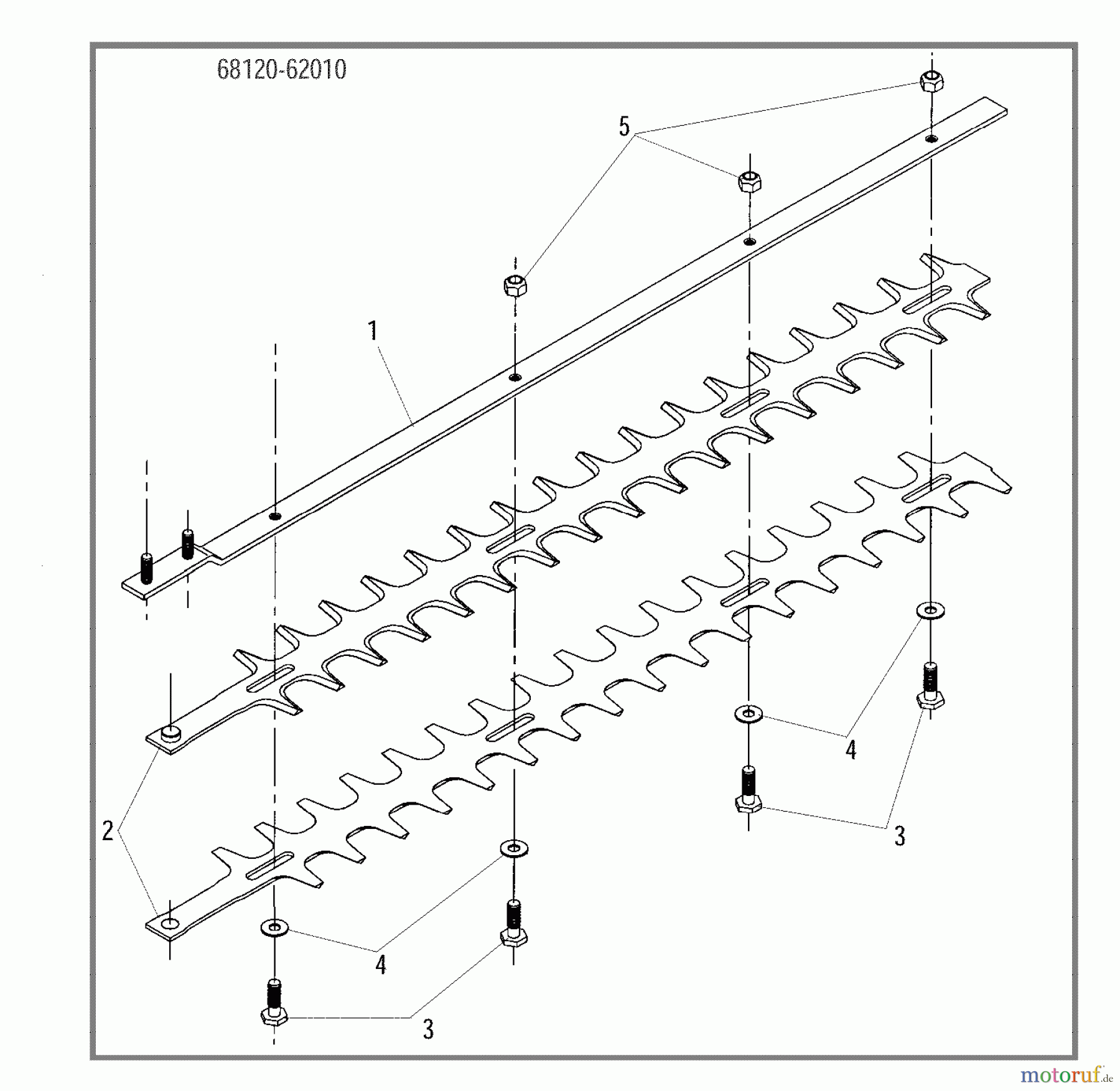 Shindaiwa Heckenscheren 22DH - Shindaiwa Hedge Trimmer, Dual-Sided Cutting Assembly