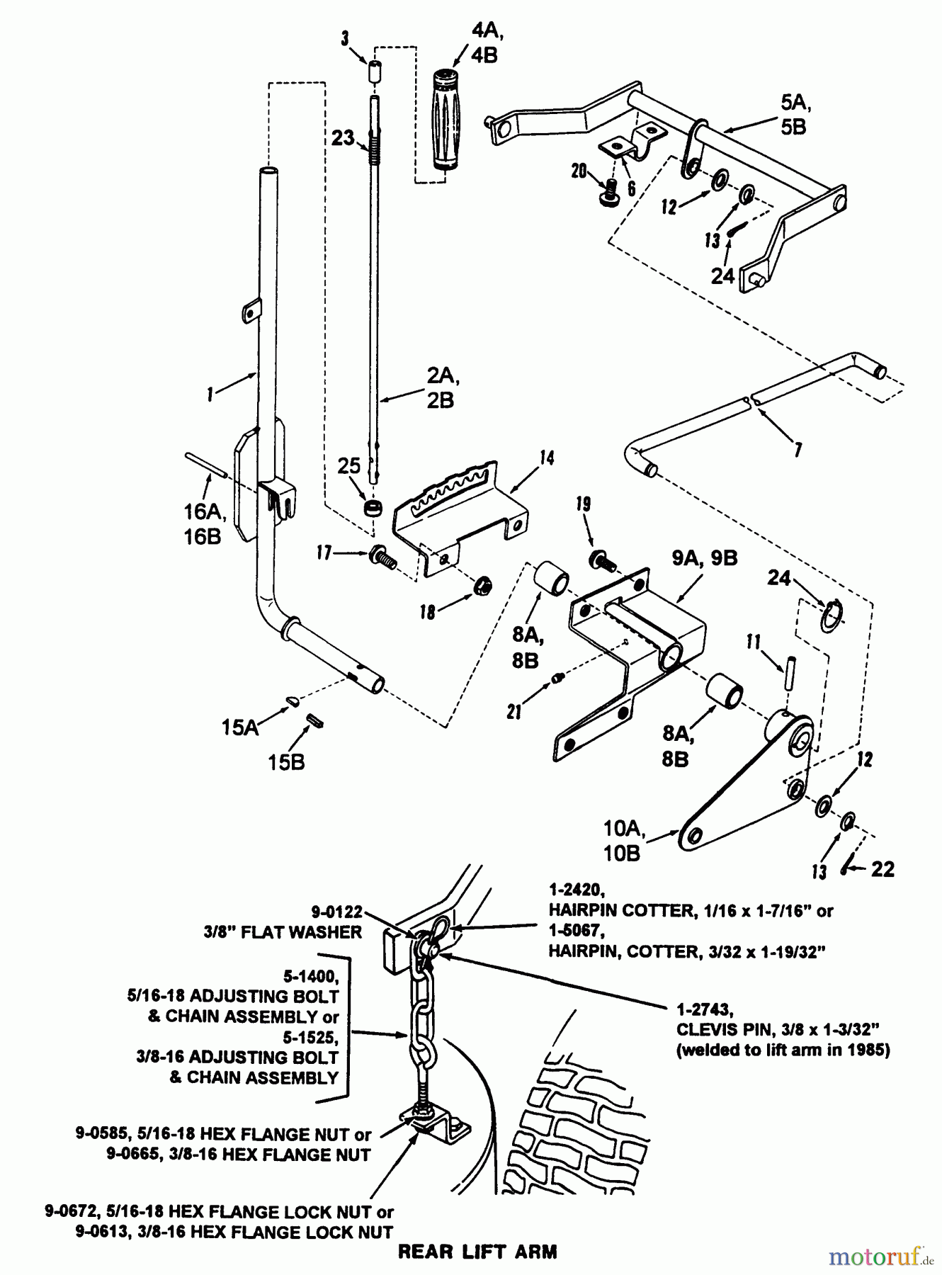  Snapper Zubehör. Rasenmäher 7060947 - Snapper Bag N-Wagon, 30 Bushel LT16001 16 HP Disc Drive Tractor Series 1 Implement Lift Parts