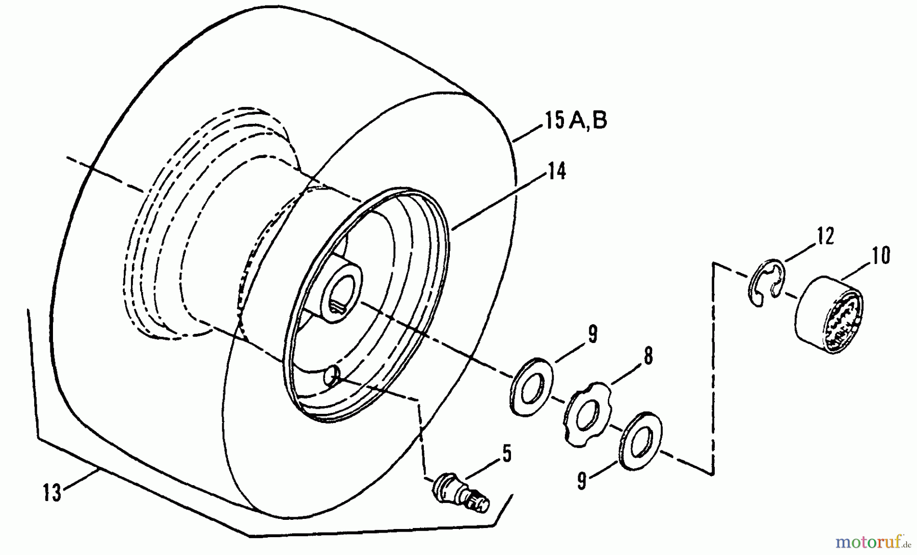 Snapper Zubehör. Rasenmäher 7060947 - Snapper Bag N-Wagon, 30 Bushel LT160H42DBV 42