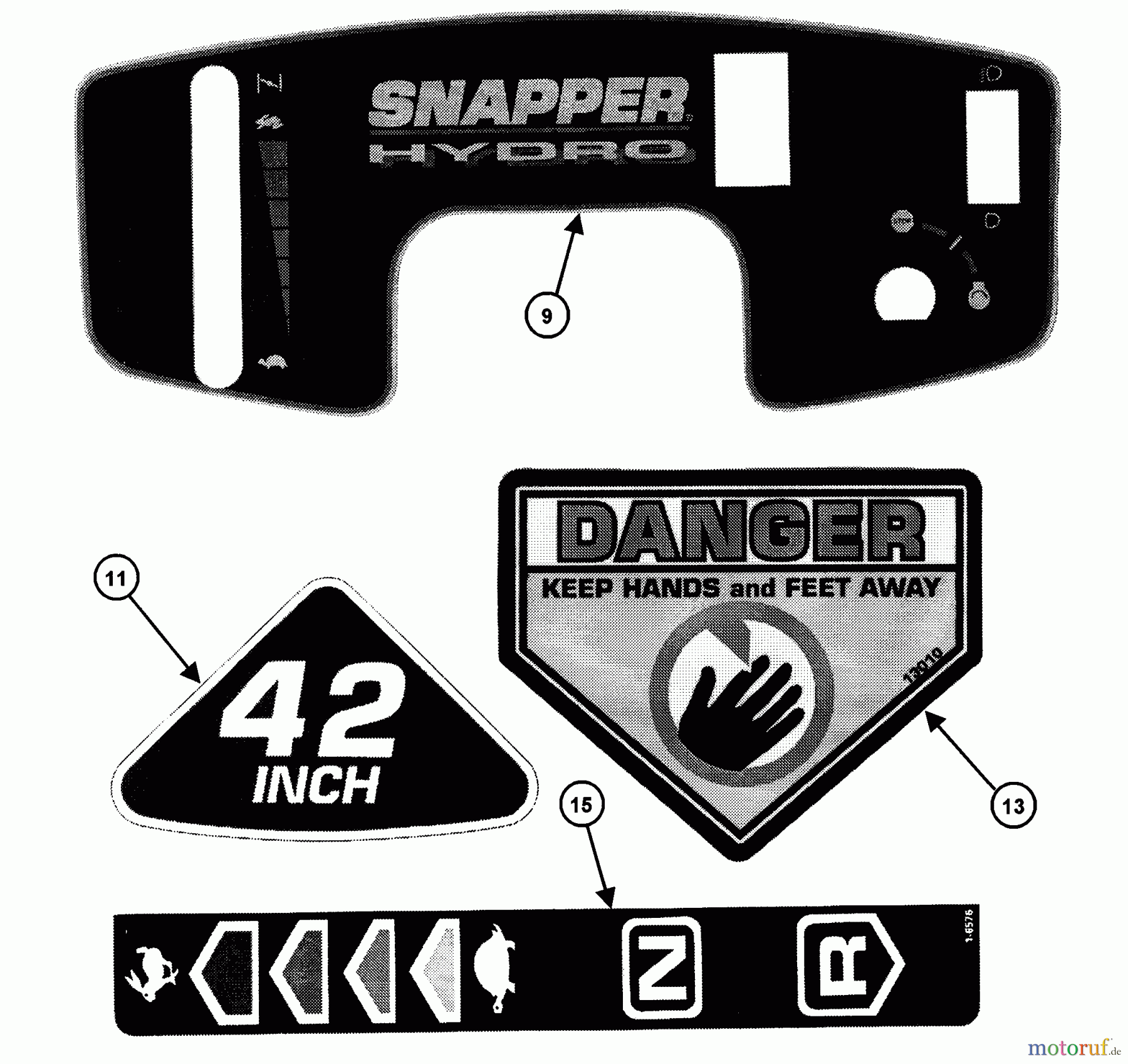  Snapper Rasen- und Gartentraktoren LT180H48FBV2 - Snapper 48
