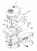 Snapper LT160H42FBV2 - 42" Lawn Tractor, 16 HP, Hydro Drive, Series F Ersatzteile Engine Components Model LT160H42FBV2
