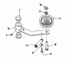 Snapper LT180H48FBV2 - 48" Lawn Tractor, 18 HP, Hydro Drive, Series F Ersatzteile Drive Idler Arm Assembly