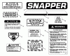 Snapper 7060947 - Bag N-Wagon, 30 Bushel 26657BE 26" 6.5 HP Rear Engine Rider Series 7 Ersatzteile Decals