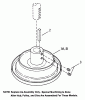 Snapper 7060947 - Bag N-Wagon, 30 Bushel 26657BE 26" 6.5 HP Rear Engine Rider Series 7 Ersatzteile Drive Disc Assembly