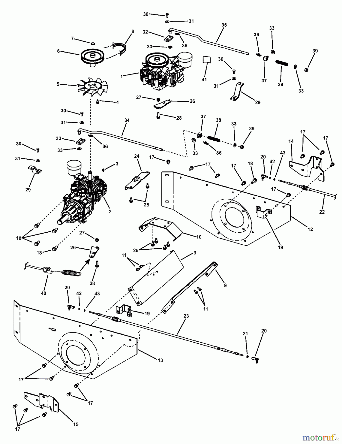 Snapper Nullwendekreismäher, Zero-Turn YZ18425BVE (84944) - Snapper 42