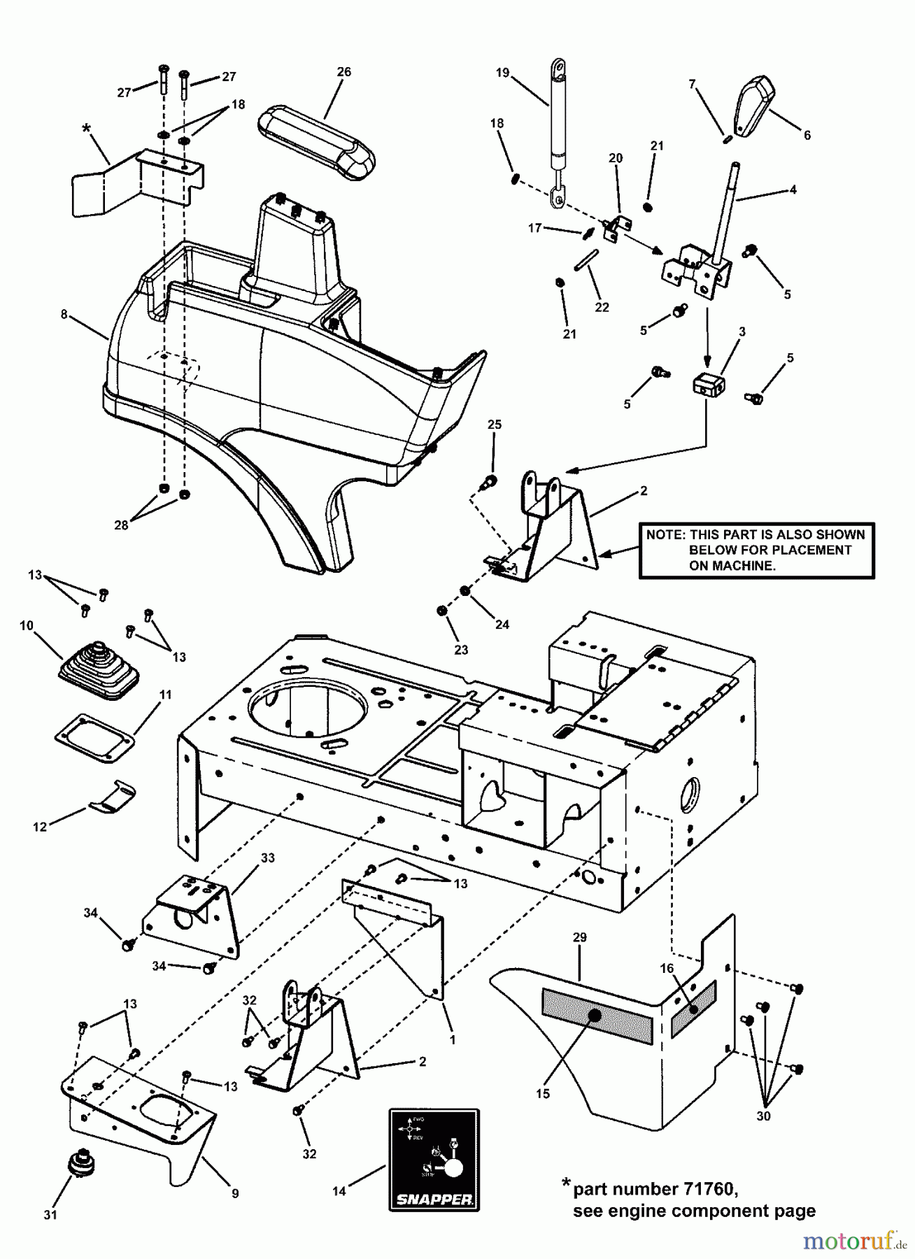 Snapper Nullwendekreismäher, Zero-Turn YZ20486BVE (85696) - Snapper 48