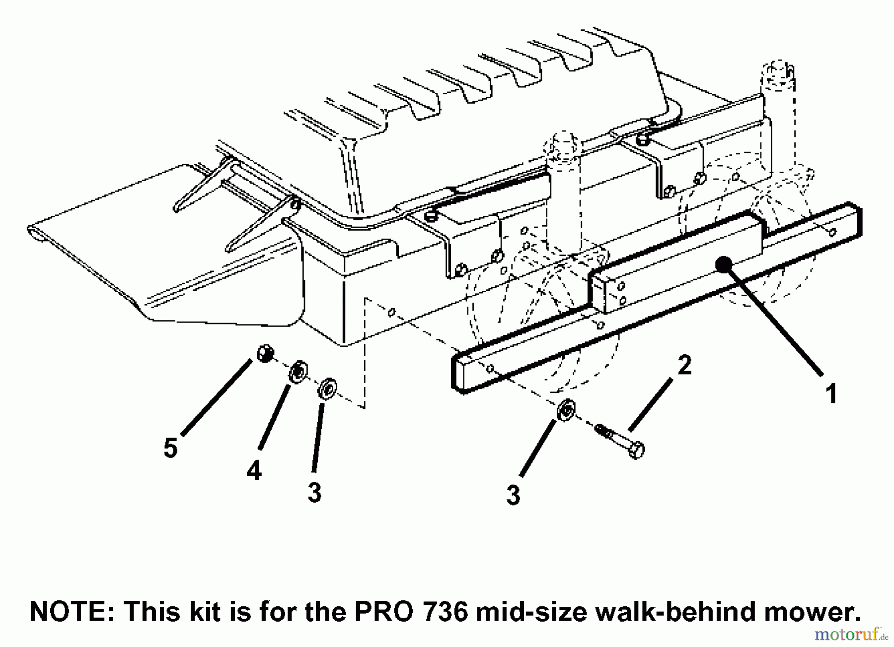 Snapper Zubehör. Rasenmäher 7061194 - Snapper Front Ballast Kit, PRO 736 Sulky Front Ballast - For Sulky (PRO 736)