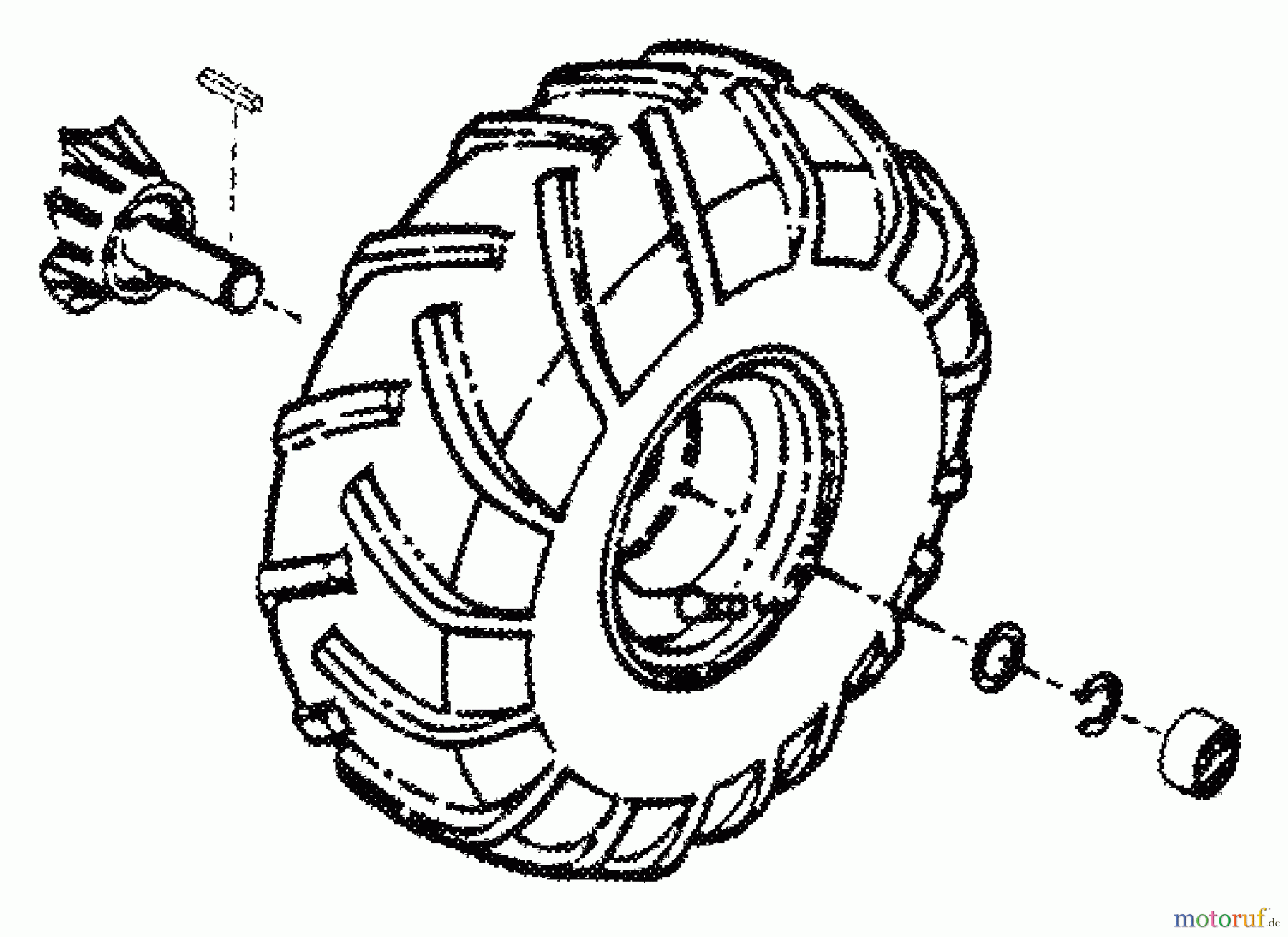 Snapper Zubehör. Rasenmäher 7063069 - Snapper All Terrain Chevron Style Tire, Yard Cruiser All Terrain Chevron Style Tire