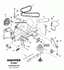Snapper 7063375 - Twin Bag Catcher, 48" Z-VAC CZT/VZT Ersatzteile Z-Vac CZT/HZT Blower Mount Group