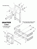Snapper 7063375 - Twin Bag Catcher, 48" Z-VAC CZT/VZT Ersatzteile Z-Vac CZT/HZT Catcher Mount Group