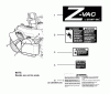Snapper 7600004 - Clamshell Grass Catcher, 52" Z-VAC Ersatzteile Snapper Z-Vac Decal Group