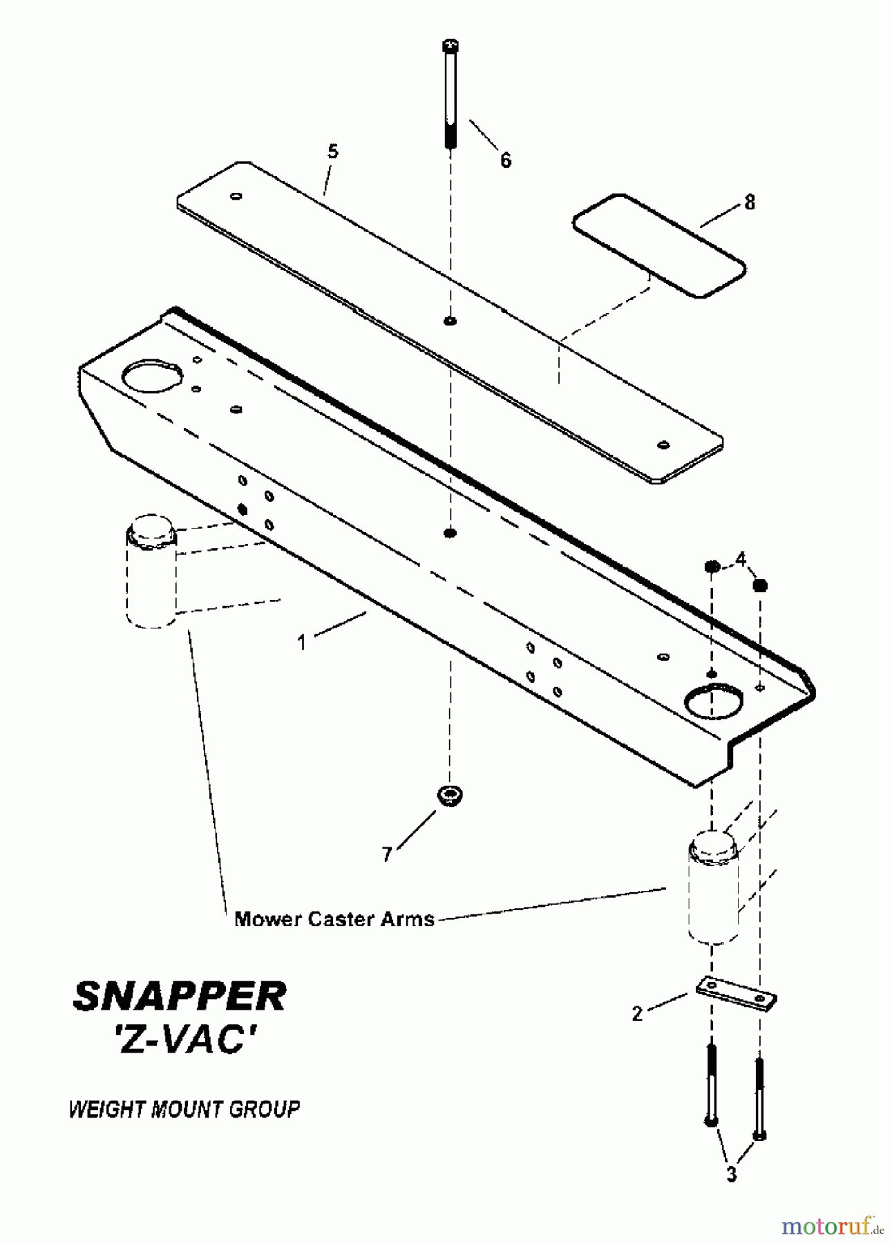 Snapper Zubehör. Rasenmäher 7600027 - Snapper Large Clamshell Grass Catcher, 52