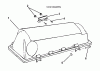 Snapper 7600070 - 46" & 52" Triple Bag Grass Catcher Ersatzteile COVER ASSEMBLY