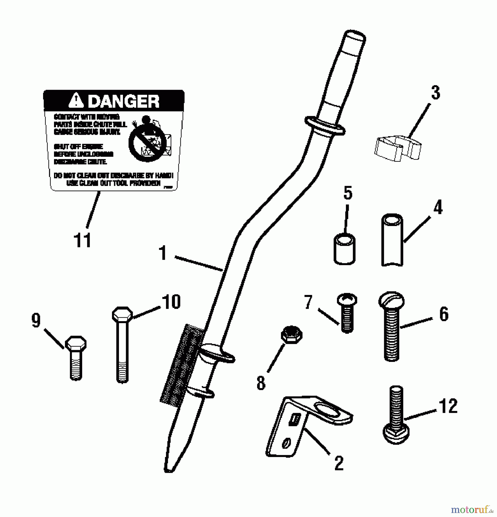Snapper Zubehör, Schnee 1687099 - Snapper Clean-Out Tool Kit Clean-Out Tool Kit