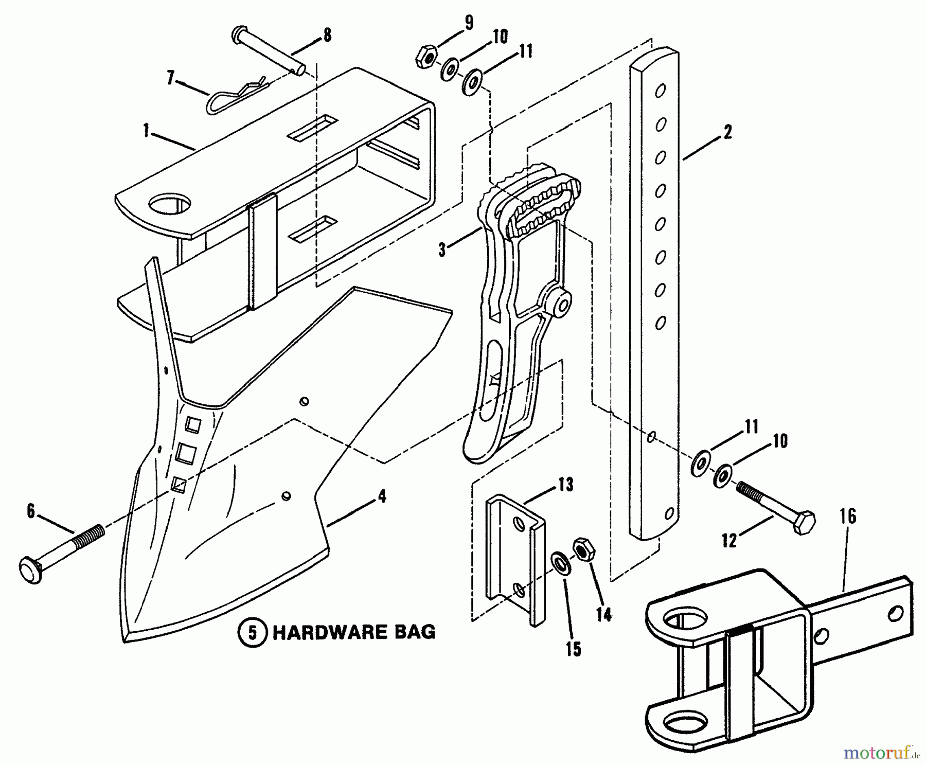 Snapper Zubehör, Fräsen und Kultivierer 7060261 - Snapper Plow Kit Plow Kit #60261