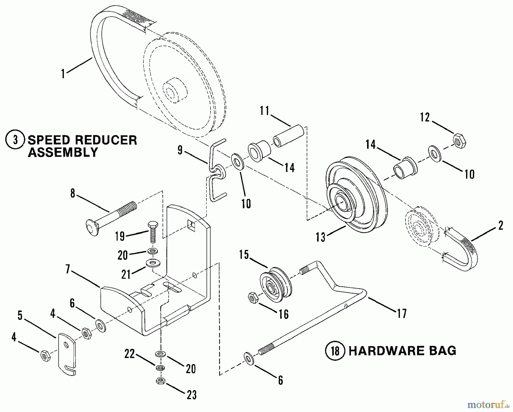 Snapper Zubehör, Fräsen und Kultivierer 7060264 - Snapper High Torque Drive Kit High Torque Drive Kit #60264