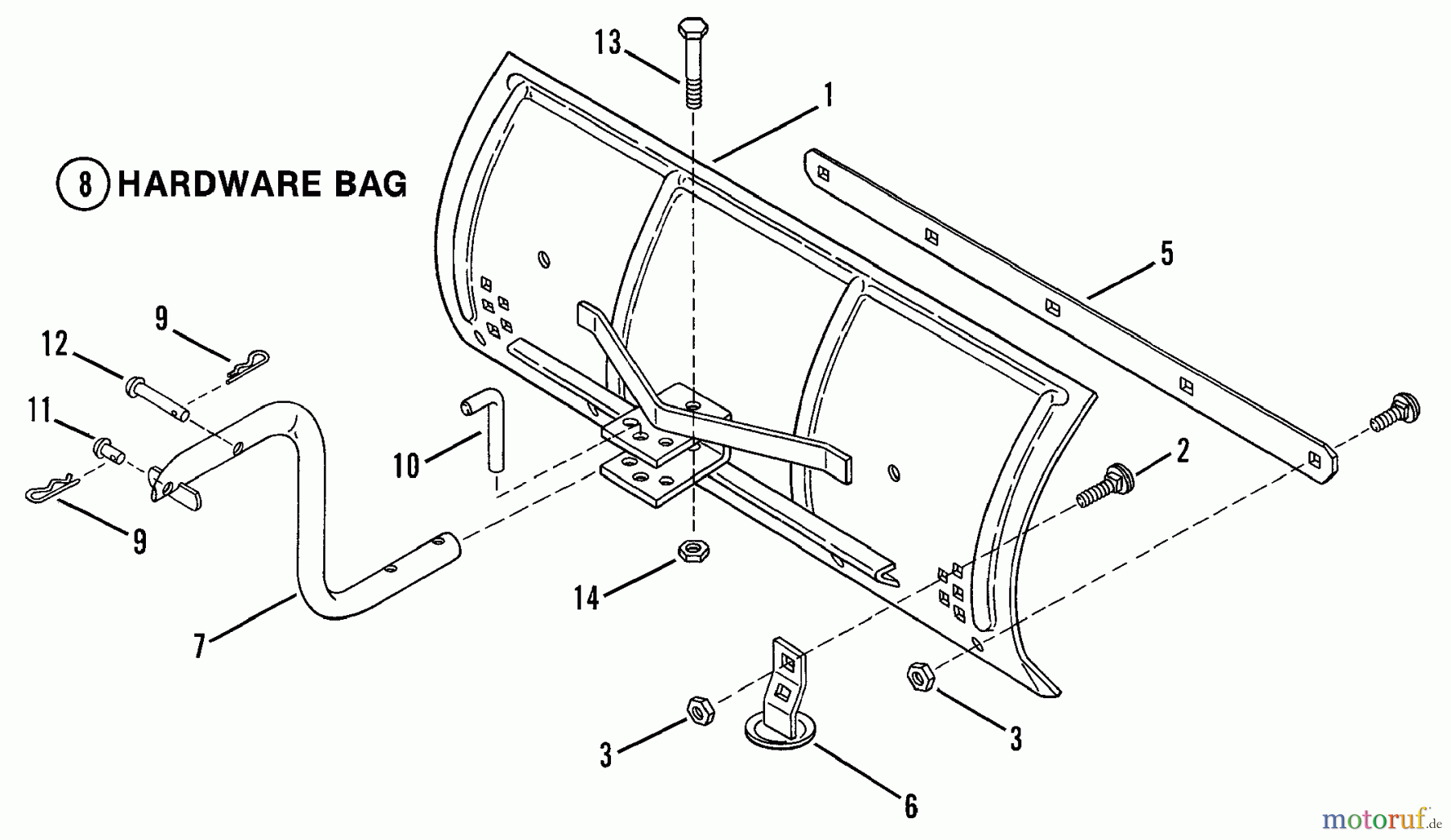 Snapper Zubehör, Fräsen und Kultivierer 7060293 - Snapper Snow Dozer Blade Kit for Tiller Snow Dozer Blade Kit #60293