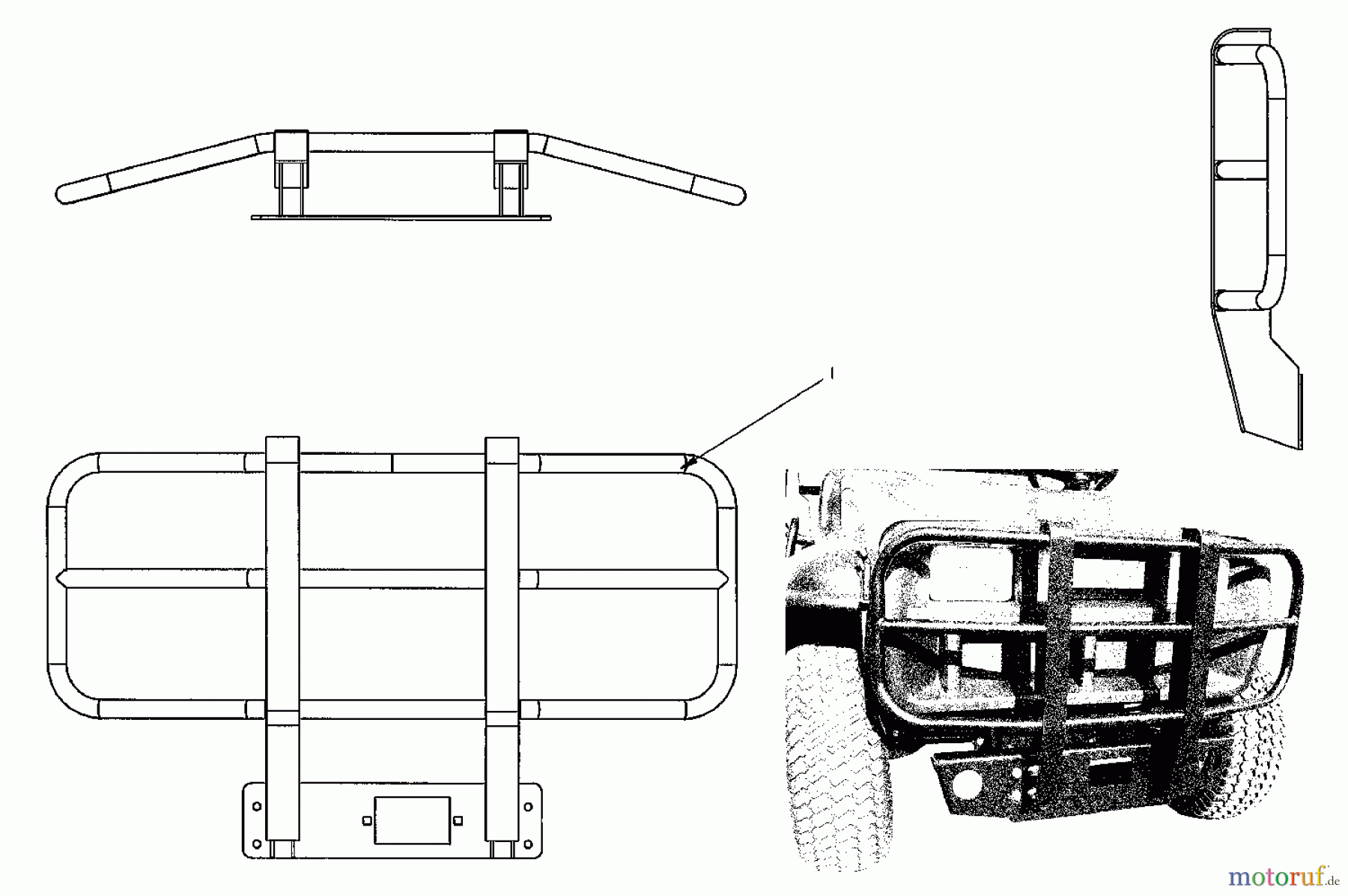  Snapper Zubehör, Utility Vehicle 7063383 - Snapper Utility Vehicle Brush Guard Brush Guard Kit
