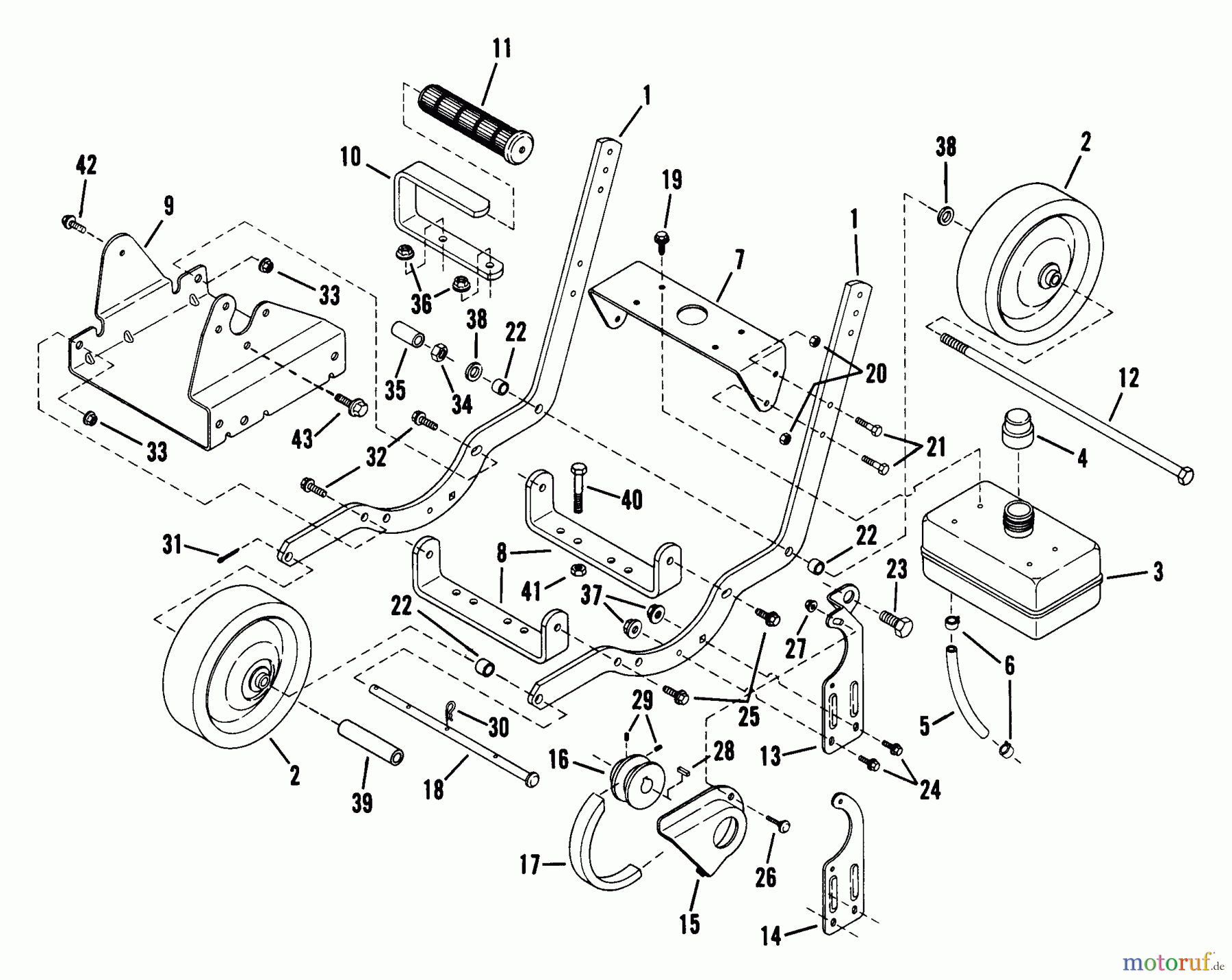 Snapper Kantenschneider ET300B - Snapper Edger Trimmer, 3 HP, Series 0 Frame & Wheels