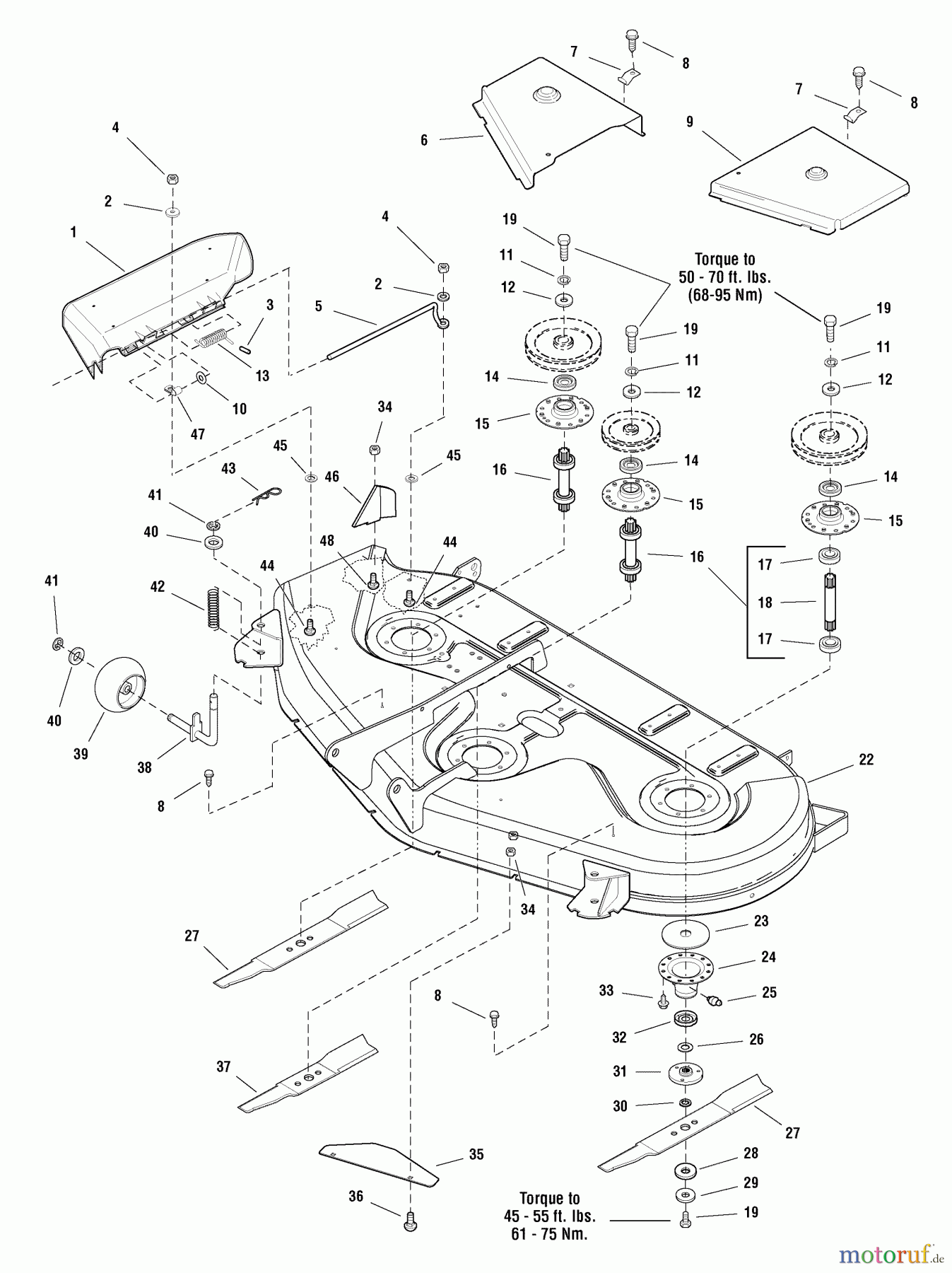  Snapper Mähdecks 1695204 - Snapper 54