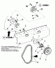 Snapper ZF2100DKU (84342) - 21 HP Zero-Turn Mower, Kubota, Out Front, Z-Rider Series 0 Ersatzteile Front Drive Shaft Assembly