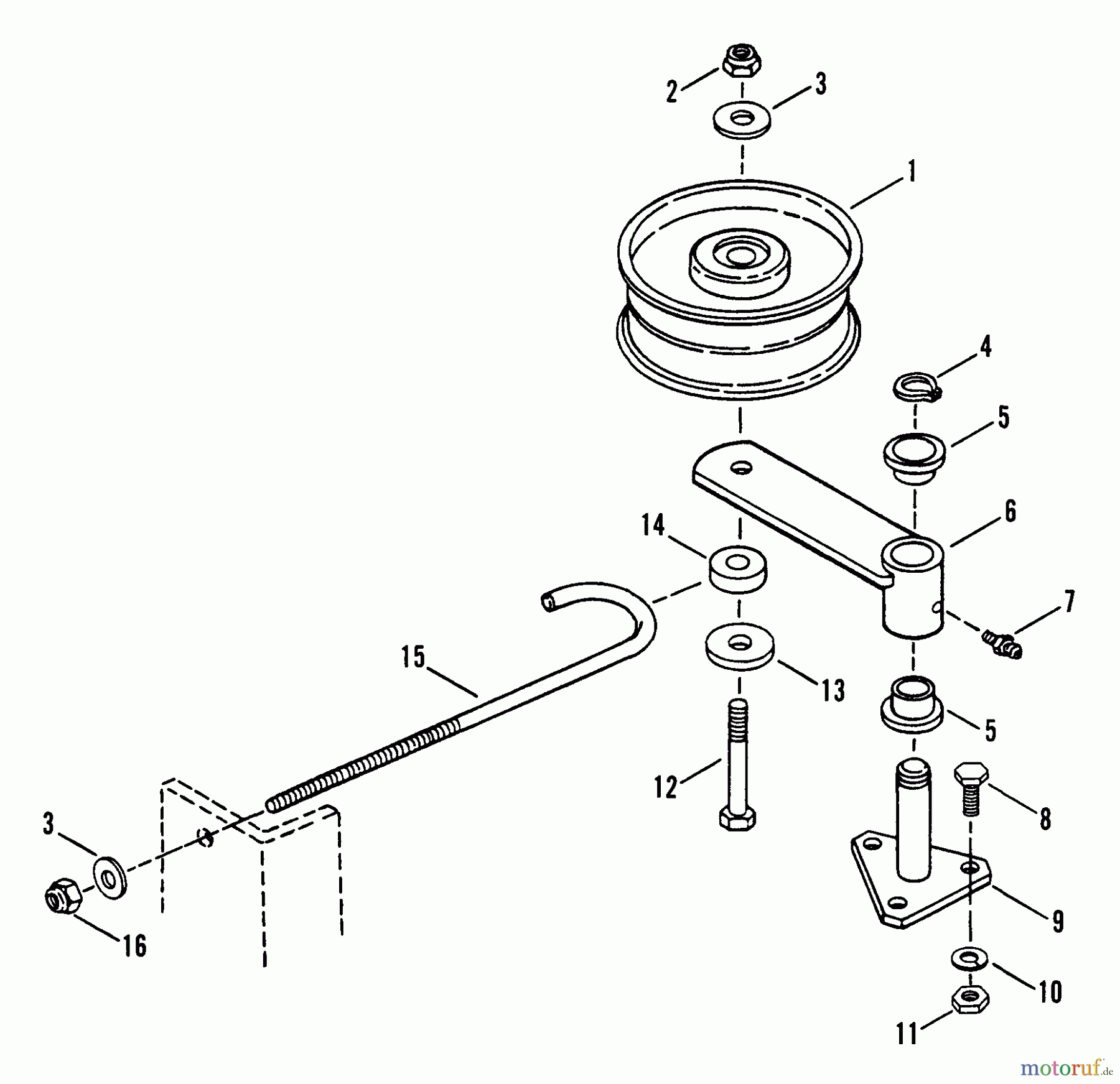 Snapper Rasenmäher für Großflächen PL71404KV - Snapper Wide-Area Walk-Behind Mower, 14 HP, Gear Drive, Loop Handle, Series 4 Deck Idler Assembly