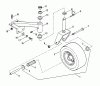 Snapper PL7H141KW - Wide-Area Walk-Behind Mower, 14 HP, Hydro Drive, Pistol Grip, Series 1 Ersatzteile Caster Wheel & Tire Assembly