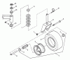Snapper SPP160BV - Wide-Area Walk-Behind Mower, 16 HP, Gear Drive, Pistol Grip, Series 0 Ersatzteile Caster, Wheel & Tire Assembly