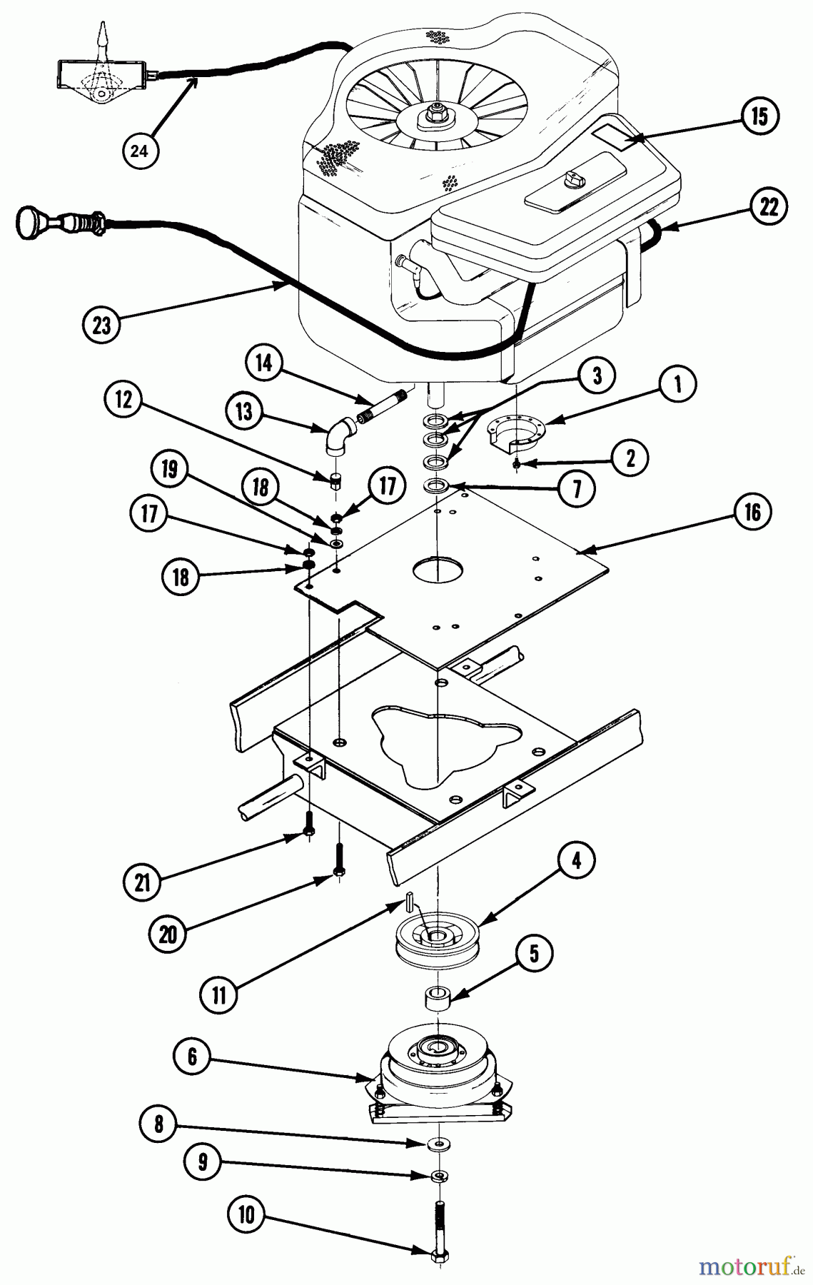 Snapper Nullwendekreismäher, Zero-Turn Z140T (82139) - Snapper 14 HP Zero-Turn Mower, Chain Drive, ZTR Series 0 Twin Cylinder Engine Assembly, Briggs