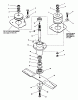 Snapper Z6002M - 60" Deck, Mid Mount ZTR, Series 2 Ersatzteile 42, 48, 60 Deck Spindle Assembly
