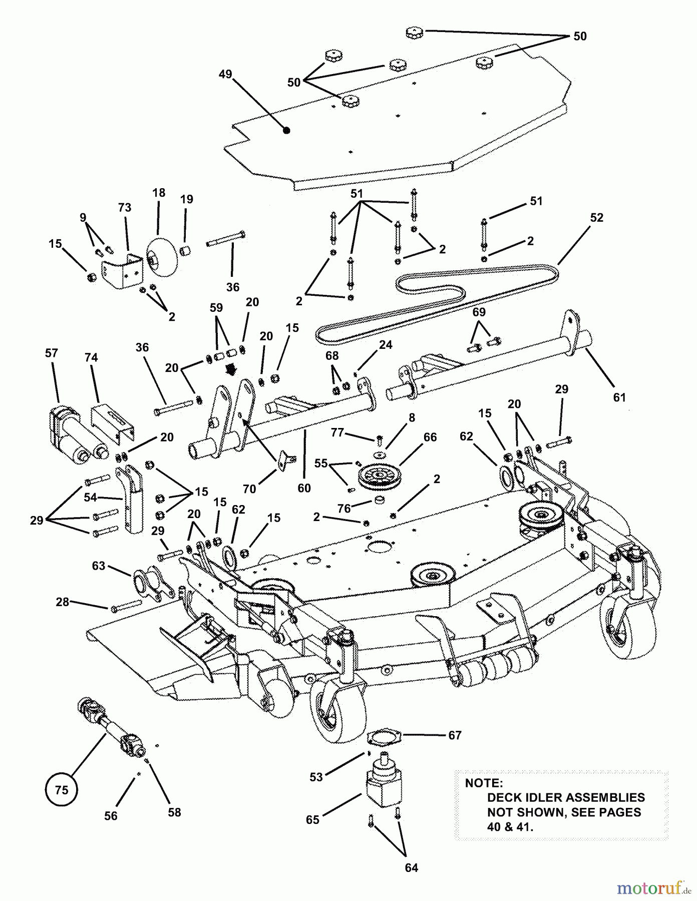 Snapper Nullwendekreismäher, Zero-Turn ZF2501KH (84574) - Snapper 25 HP Zero-Turn Mower, Out Front, Z-Rider Series 1 52