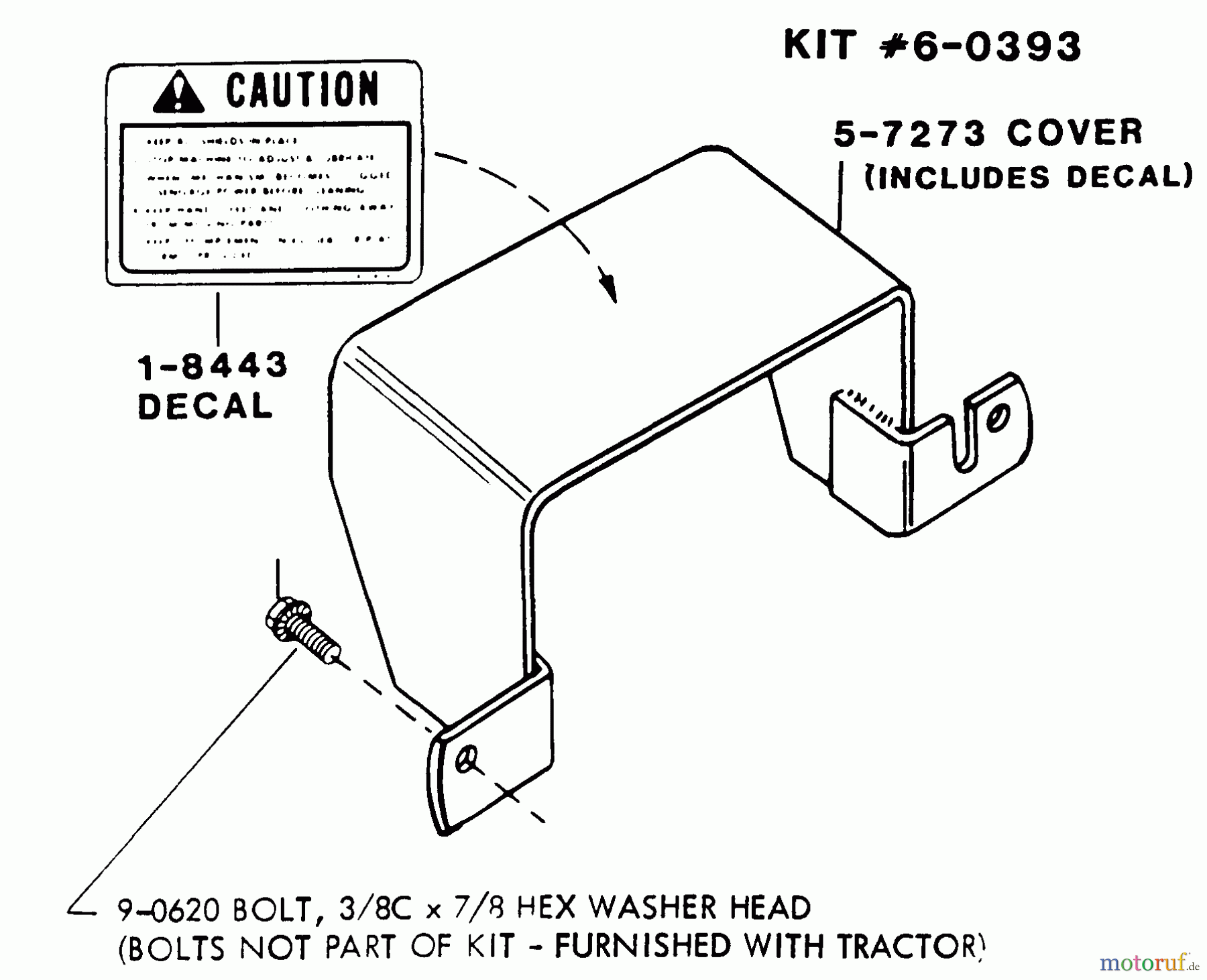 Snapper Rasen- und Gartentraktoren 1600 (80024) - Snapper 16 HP Garden Tractor, Gear Drive, MF Series Rear P.T.O. Shield - Accessory