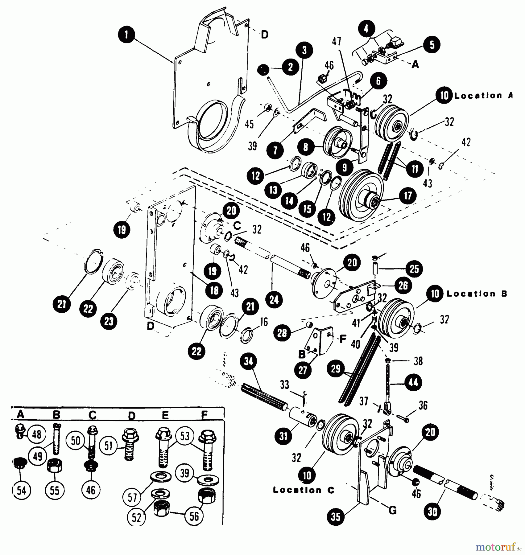 Snapper Rasen- und Gartentraktoren 1600 (80024) - Snapper 16 HP Garden Tractor, Gear Drive, MF Series Rear Power Take-Off (1600A Models)