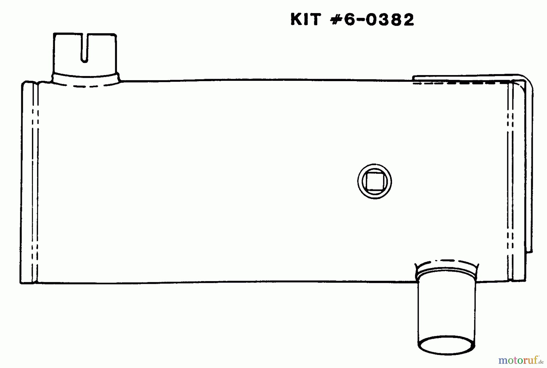 Snapper Rasen- und Gartentraktoren 1600 (80024) - Snapper 16 HP Garden Tractor, Gear Drive, MF Series Spark Arrestor Muffler - Accessory