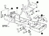 Snapper 1650 (80424) - 16 HP Garden Tractor, Hydro Drive, MF Series Ersatzteile Frame