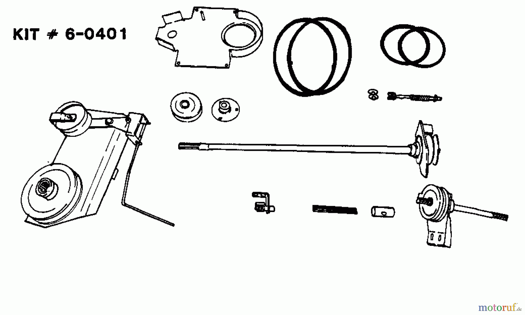 Snapper Rasen- und Gartentraktoren 1650A (80524) - Snapper 16 HP Garden Tractor, Hydro Drive, MF Series Rear P.T.O. Kit